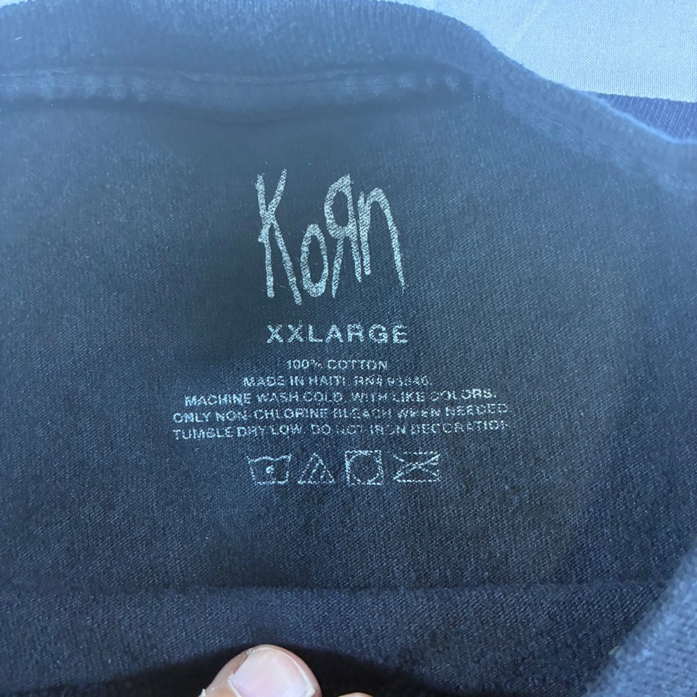 Korn 2022 Summer Tour T-Shirt Black Graphic Concert Tee XXL - Picture 3 of 7